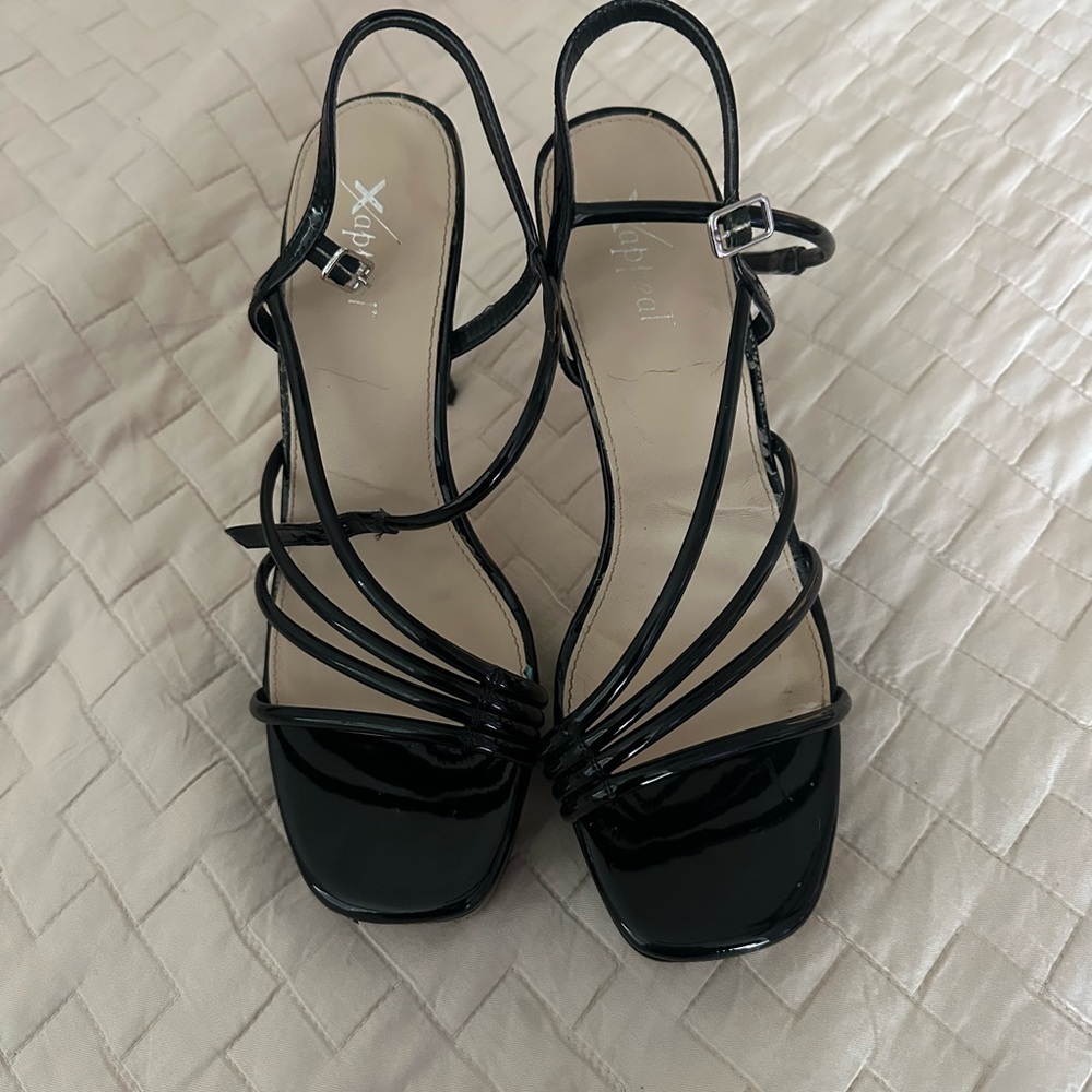 Black Strappy Heels